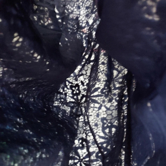 NWT J. Crew Navy Blue Crochet Lace Slip Dress in Size 16 - Picture 12 of 14